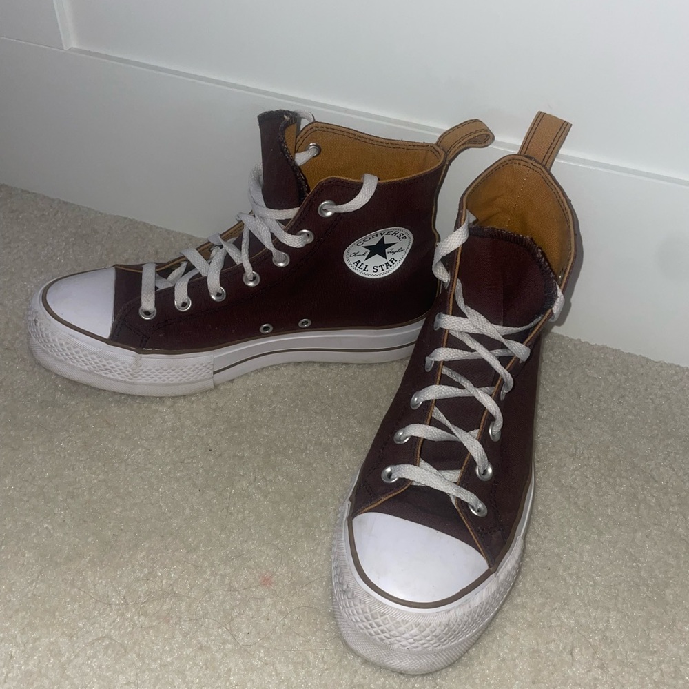 Converse Platform High-Top Sneakers - Brown